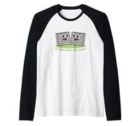 I'Ll Meet You At The Corner Cartoon Walls Funny Dad Joke Camiseta Manga Raglan