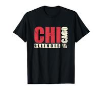 Illinois Chicago Estados Unidos América Estado Camiseta