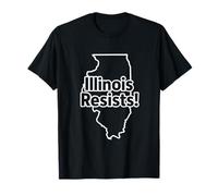 Illinois se resiste: a Favor de la Democracia, el Orgullo estatal y la Libertad Camiseta