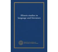 Illinois studies in language and literature (v.6:2 1920)