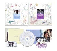 ILLIT - SUPER REAL ME 1st Mini Album (Random Ver.) Out Box + Photo Book + CD-R + Sticker + Paper Magnet + Poster With Lyrics + 3 Extra Photocards Official K-POP Sealed Album