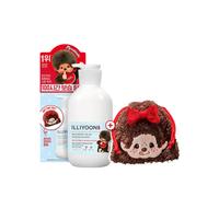 ILLIYOON - Ceramide Ato Lotion Special Set (with Monchhichi pouch) - 600ml
