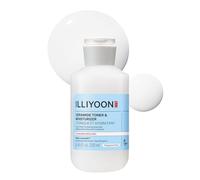 ILLIYOON Ceramide Ato Tónico Facial Lácteo (250ml/ 8.45 Fl. Oz.), Esencia Ligera, Hidratación Profunda 2 en 1 y Refuerzo Barrera, Piel Seca Sensible, Suave y Sin Fragancia, Cuidado de la Piel Coreano