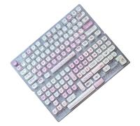 Illkjasfc 136Keys Conejo Keycap Para Teclados Mecánicos Teclas De Colorante Para Interruptor