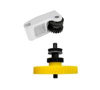 Illkjasfc 3D impresión cabeza de extrusión piezas de engranajes rueda de plástico para el proceso de extrusión suave laboratorio
