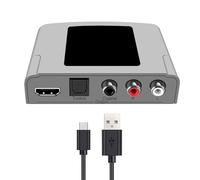 Illkjasfc 4K HDTV Sound Extractor Splitter 1080P HDTV a Óptico/L/Derecha Estéreo/Coaxial Salida para Stick BluRay Player