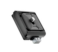 Illkjasfc Abrazadera De Placa Liberación Rápida para Cámara Profesional Mecanismo Anticaída Construcción Aluminio para Fotografía Actividades Aire Libre Montaje Estabilizador Aluminio