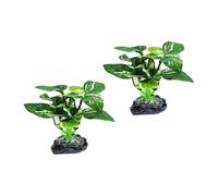 Illkjasfc Acuarios Artesanías Hojas Artificiales Decoraciones De Plantas Suministros para Tanques Peces Decoraciones Arte Marino Adornos para Tanques Peces