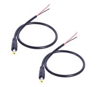 Illkjasfc Cable De 2 Pines Macho 4 0x1 7mm Conector Fuente Alimentación Flexible Extensión Enchufe Adaptador 4 0mmx1 7mm para PC Alimentación para Múltiples Dispositivos