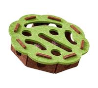 Illkjasfc Caja De Rompecabezas Autocompensante para Gatitos Juguete con Bola Campanas Que Fomenta Rascado Garras Y Aburrimiento Reduce Regalo Interior Juguete para Rascar Gatos