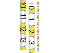 Illkjasfc Cinta Métrica De Pesca 51 Pulgadas Regla Adhesiva Herramienta Portátil Medición Peces para Pescadores Medición Adhesiva Suave