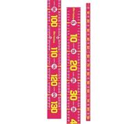 Illkjasfc Cinta Métrica De Pesca 51 Pulgadas Regla Adhesiva Herramienta Portátil Medición Peces para Pescadores Medición Adhesiva Suave