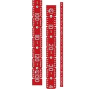 Illkjasfc Cinta Métrica De Pesca 51 Pulgadas Regla Adhesiva Herramienta Portátil Medición Peces para Pescadores Medición Adhesiva Suave