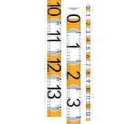 Illkjasfc Cinta Métrica De Pesca 51 Pulgadas Regla Adhesiva Herramienta Portátil Medición Peces para Pescadores Medición Adhesiva Suave