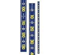 Illkjasfc Cinta Métrica De Pesca 51 Pulgadas Regla Adhesiva Herramienta Portátil Medición Peces para Pescadores Medición Adhesiva Suave