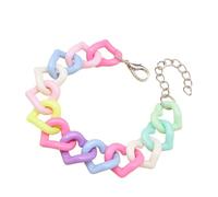 Illkjasfc Collar contemporáneo de dopaminas con color llamativo, adecuado para viajes y declaraciones de moda diarias, joyería de moda