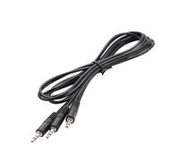 Illkjasfc Conector Macho De 3 5mm Estéreo A Conectores Macho 2x3 5mm Cable Altavoces Y Adaptador Divisor Extensión Adaptador Auriculares