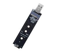 Illkjasfc Convertidores USB 3.2 para discos duros PCIe NVMe SATAs con indicadores LED y gestión térmica, adaptadores Ssds compatibles con Uasp