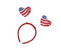 Illkjasfc Diadema temática de los días de la independencia, accesorio para el cabello del 4 de julio, adorno de moda para el cabello, tocados para eventos festivos