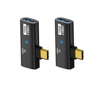 Illkjasfc Divisor Tipo C Liviano De 2 Piezas con Carga Rápida PD100W Soporte Datos 10 Gbps para Viajeros Negocios Y Entusiastas Entrega Energía Tipo C