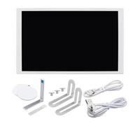 Illkjasfc Pantalla Secundaria IPS De 8 Pulgadas Carcasa Aluminio Interfaces USB Tipo C Reproducciones Medios Independientes Editor Diseño Visual Monitor Portátil Aleaciones Aluminio