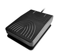 Illkjasfc Pedal USB silencioso para comandos de ordenador, adaptador de ratón de teclado preprogramado, para oficina y juegos
