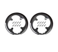 Illkjasfc Protectores reflectantes antideslizantes para cadena de bicicleta de alta resistencia, para terrenos y viajes diarios