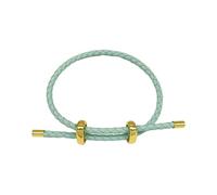 Illkjasfc Pulsera De Cuerda Acero Ajustable con Cierre Metal para Parejas Regalo Joyería Unisex Minimalista Hecho A Mano para Hombres Y Mujeres Regalo Joyería Minimalista Acero Inoxidable