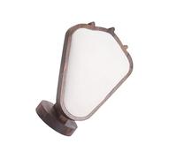 Illkjasfc Soporte de collar de terciopelo y estante de madera para la organización de joyas, accesorios prácticos para el dormitorio