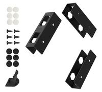 Illkjasfc Soporte de metal para ahorrar espacio para ordenador portátil, con tornillos de montaje para portátil, electrónica, ahorro de espacio
