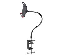 Illkjasfc Soporte Flexible para Panel De Teléfono con Cuello Cisne Agarre Metal con Grado para Dispositivos Puntos Y Siete 11 Pies Longitudes Brazo Modificables Plan Sujeción