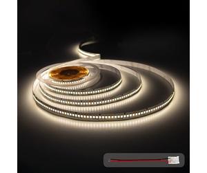 illuburg 24V Tira LED 5m Blanco Neutro 4000K 240LEDs/m 22W/m 16500lm SMD 2835 Regulable Strip Luces LED Autoadhesiva Iluminación Decorativa