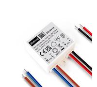 illuburg Transformador LED 12V 6W Sin Parpadeo Compacto 52x43x21mm para G4 GU5,3 Tira LED Alimentador Fuente de Alimentación Driver