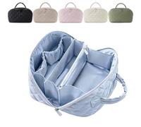 Illuminate Makeup Bag, Travel Makeup Bag, Petition Makeup Bags for Women (Blue)