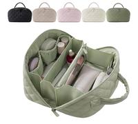 Illuminate Makeup Bag, Travel Makeup Bag, Petition Makeup Bags for Women (Green)