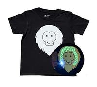 Illuminated Apparel Camiseta con diseño Interactivo con luz Que Brilla en la Oscuridad (León, 7-8 años)