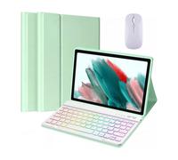 Illuminated Keyboard and Mouse Case compatible with Galaxy Tab A9+ 11'' - Premium Protection and Enhanced Typing Experience