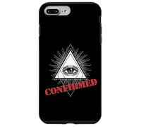 Illuminati Confirmed Meme Divertido triángulo de Ojos Que Todo lo ve Carcasa para iPhone 7 Plus/8 Plus
