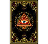 ILLUMINATI - The Dark Triangle: 6 × 9, Paperback, Cream Color, Black Ruled Writing Notebook for Mysterious Journaling.