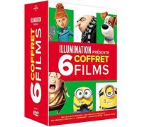 Illumination présente - Coffret 6 films : Moi Moche et Méchant 1 à 3 + Les Minions + Comme des bêtes + Tous en scène [Francia] [DVD]