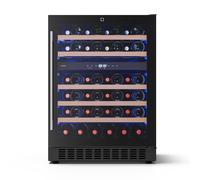 Illuminosa frigorífico para vino integrable | Zona dual | 129 litros | 46 botellas | 60 cm