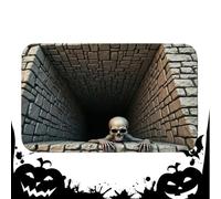 Illusion Carpet | Rectangle 3D Visual Hole Design Floor Pad Decor