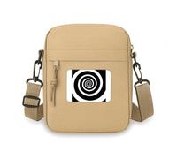 Illusion Line Repeat - Bolso cruzado en espiral para teléfono celular, bolso de hombro