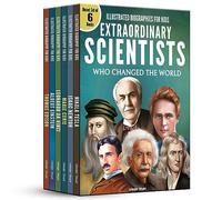 Illustrated Biography for Kids: Extraordinary Scientist who Changed the World Boxed Set [Box Set of 6 Books] / Magic of the World of Science/ Children’s Book