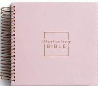 Illustrating Bible Niv: Spiral Bound Bible Journal, Pink