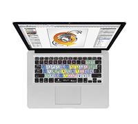 Illustrator - Funda para Teclado (disposición Alemana, para MacBook Pro Late 2016+, con Barra táctil), Color Negro