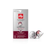 illy 100 cápsulas compatibles con Nespresso 10 paquete de 10 café de sabor inten