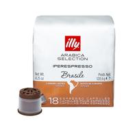 Illy Iperespresso Arábica Brasil Selección con notas de caramelo | Illy 18 cápsulas para café expreso (120,6 gramos)