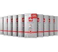 illy, Café en Cápsulas Compatibles CLASSICO Lungo, 100 Cápsulas totales | Aluminio 100% Arábica con notas de flor de naranja y jazmín, sabor dulce, 10 paquetes de 10