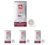 illy, Café en Cápsulas E.S.E Monodosis Tostado INTENSO, 100% Arábica con Notas de Cacao y Frutos Secos, Sabor Decidido y Intenso, 1 Paquete de 72 Cápsulas Compostables